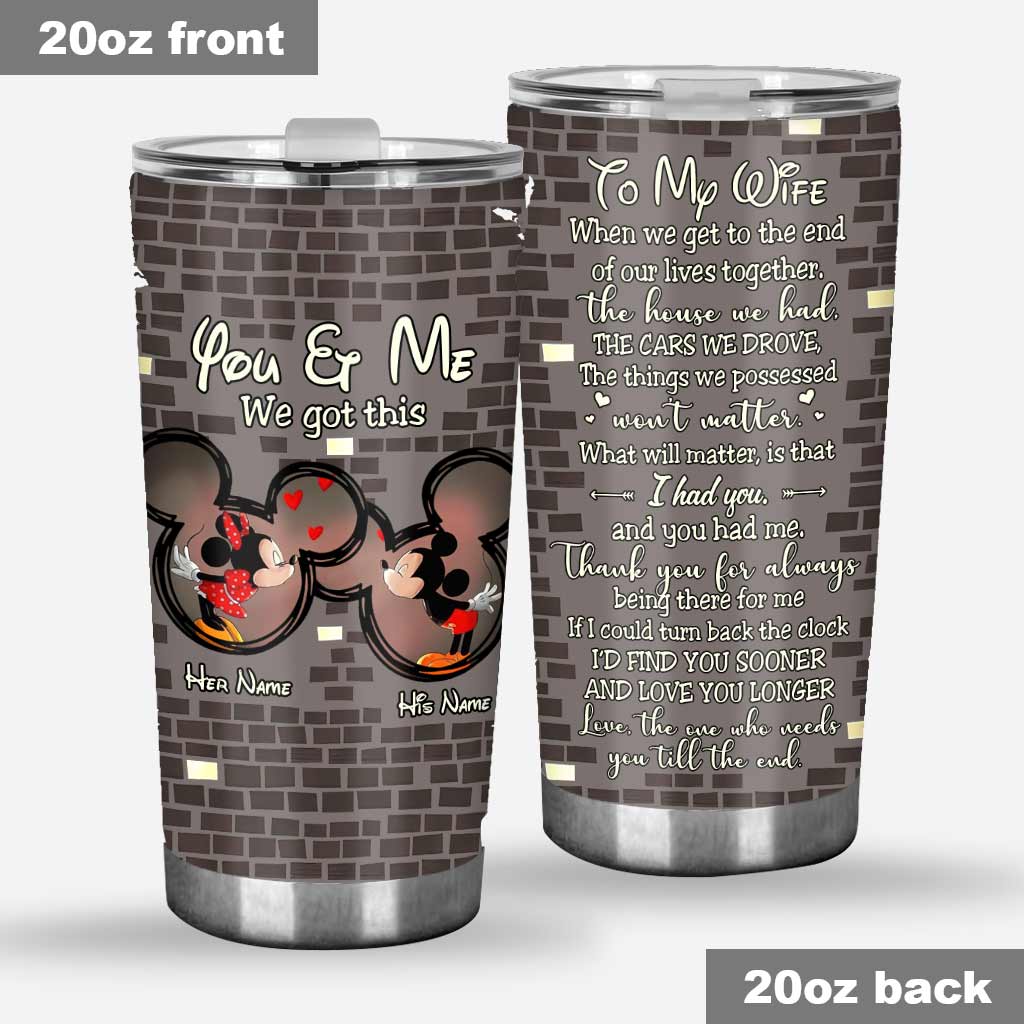 Personalized Tumbler for Wife Custom Name Gift Idea Tumbler GradoCreations