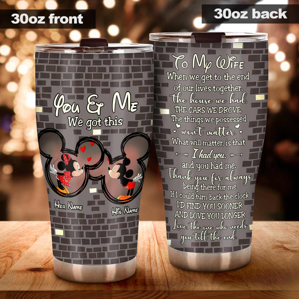 Personalized Tumbler for Wife Custom Name Gift Idea Tumbler GradoCreations