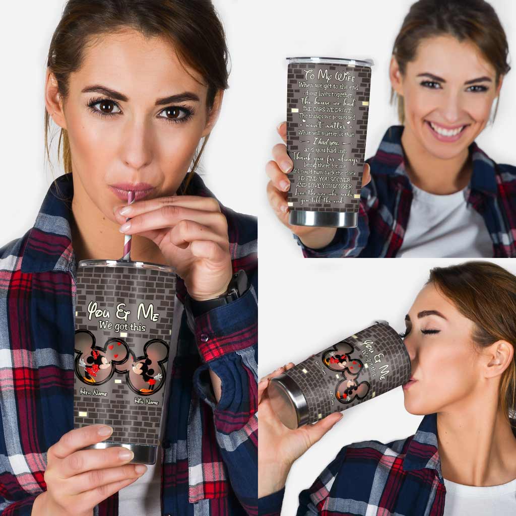 Personalized Tumbler for Wife Custom Name Gift Idea Tumbler GradoCreations