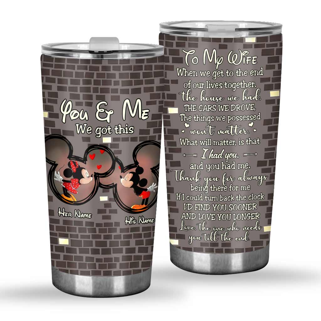 Personalized Tumbler for Wife Custom Name Gift Idea Tumbler GradoCreations