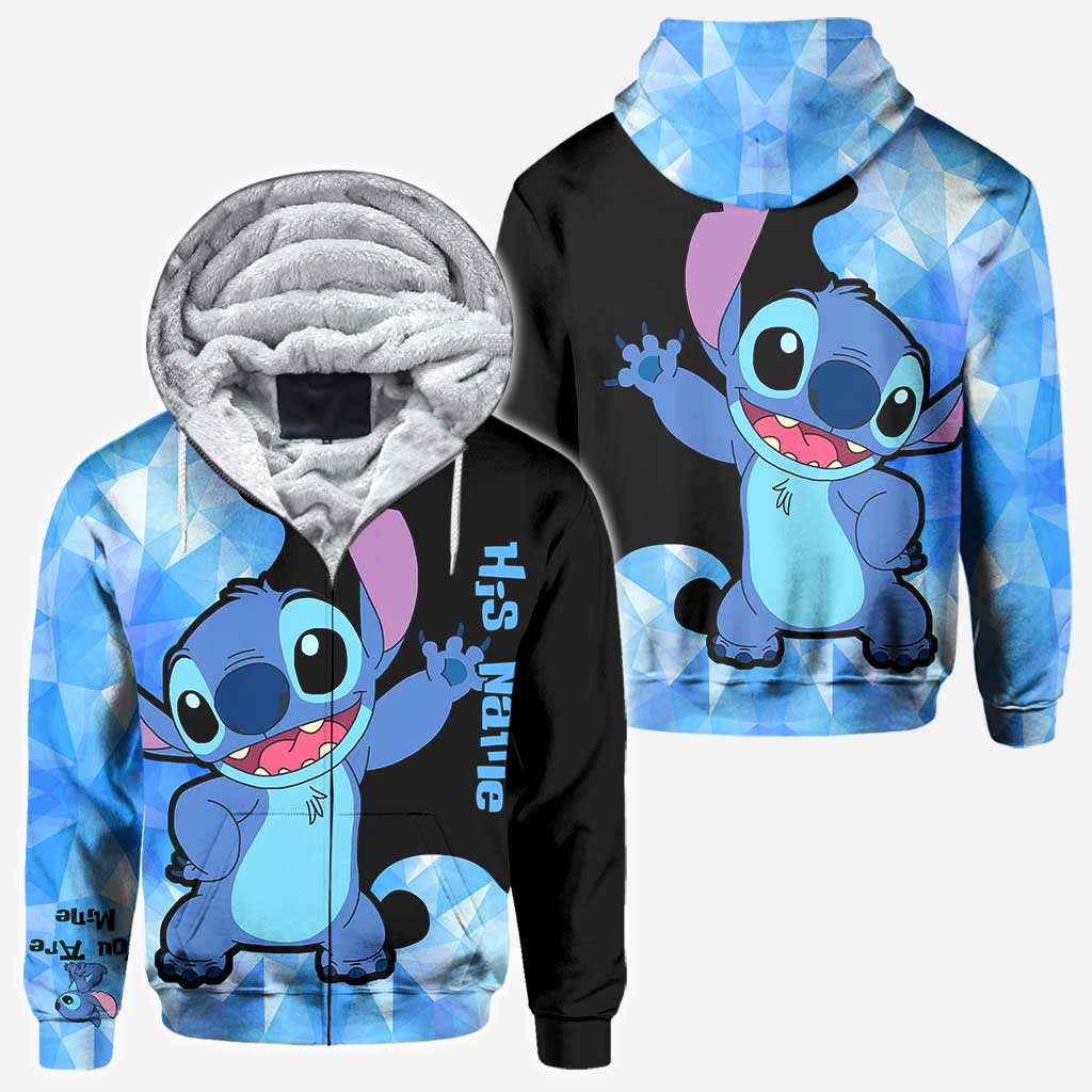 Personalized Couple Ohana Hoodies Custom Name Gift All Over Shirt GradoCreations