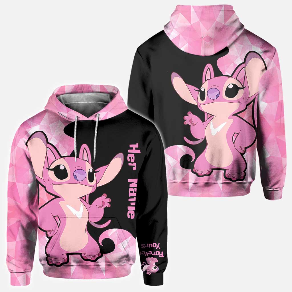 Personalized Couple Ohana Hoodies Custom Name Gift All Over Shirt GradoCreations