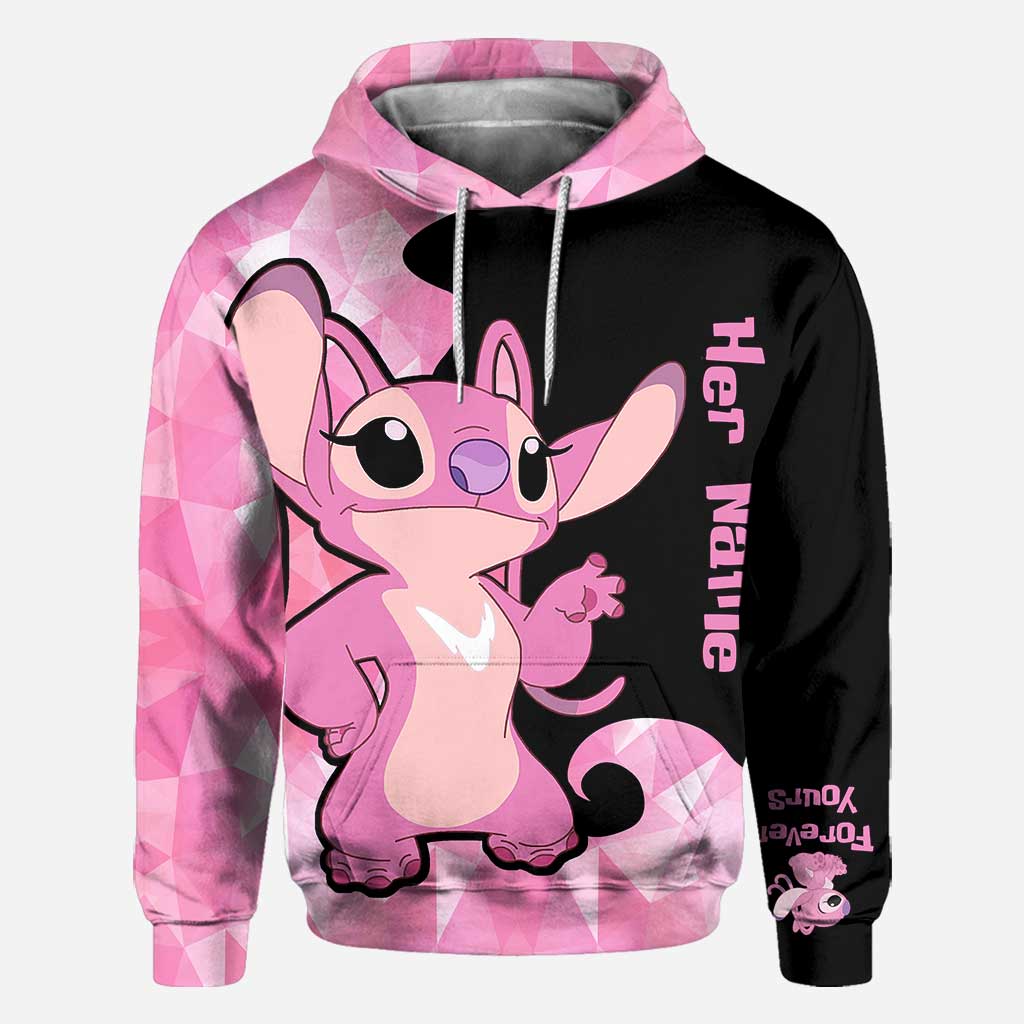 Personalized Couple Ohana Hoodies Custom Name Gift All Over Shirt GradoCreations