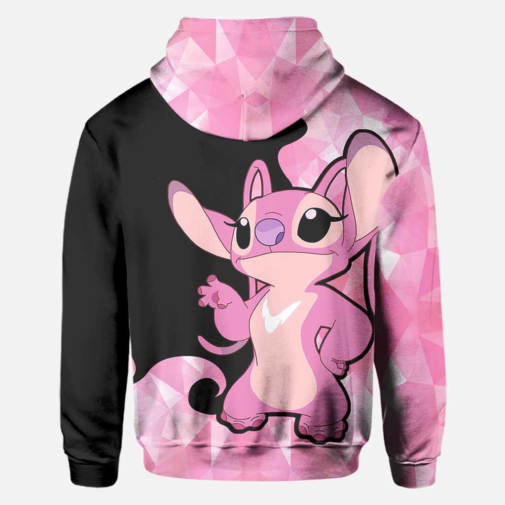 Personalized Couple Ohana Hoodies Custom Name Gift All Over Shirt GradoCreations