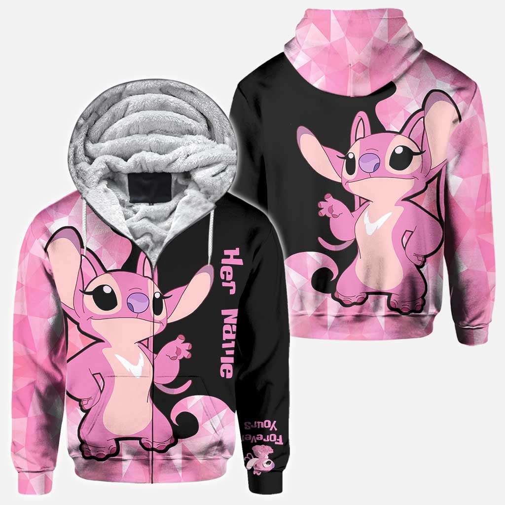Personalized Couple Ohana Hoodies Custom Name Gift All Over Shirt GradoCreations