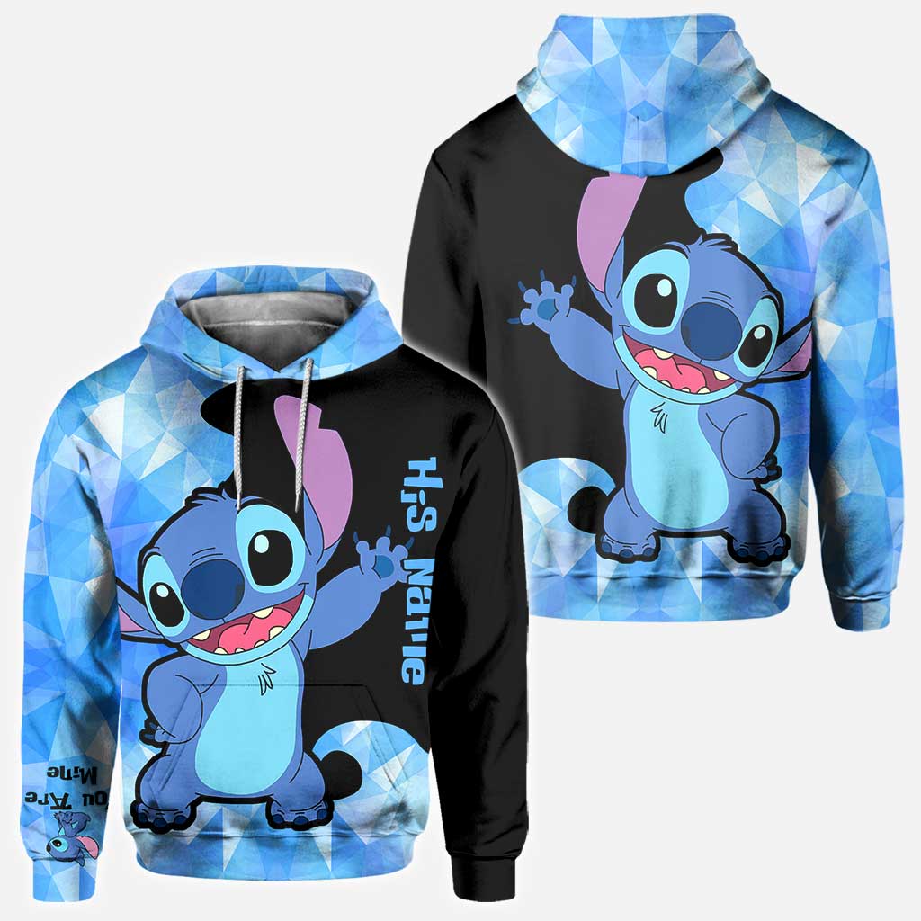 Personalized Couple Ohana Hoodies Custom Name Gift All Over Shirt GradoCreations