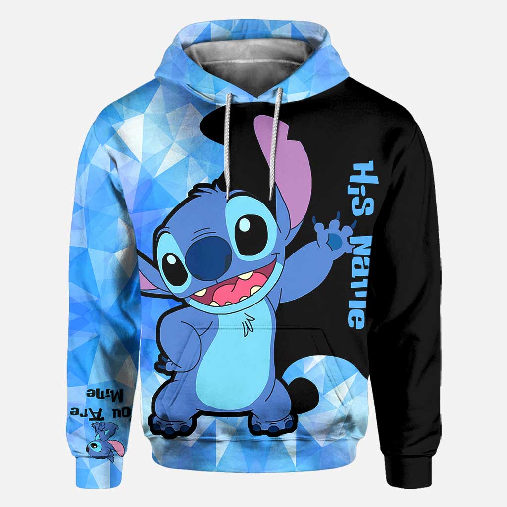 Personalized Couple Ohana Hoodies Custom Name Gift All Over Shirt GradoCreations