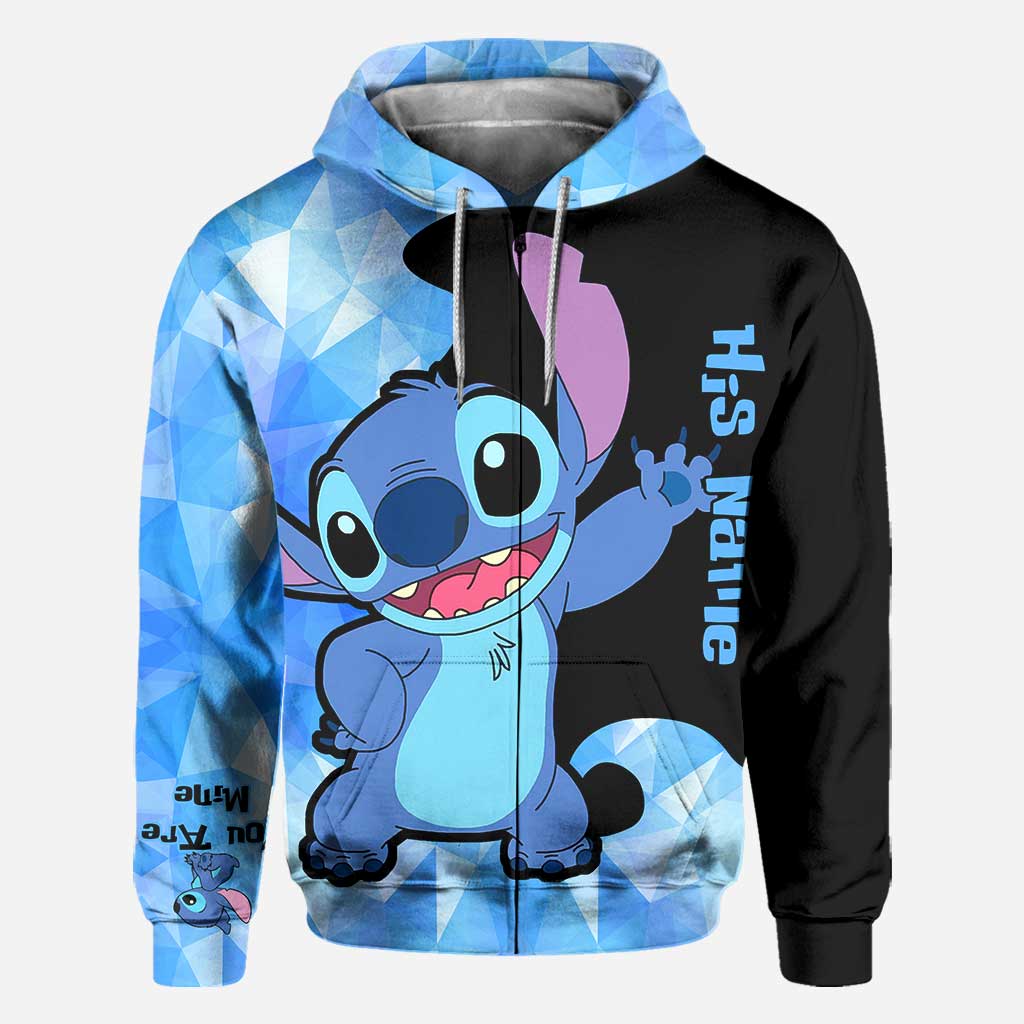 Personalized Couple Ohana Hoodies Custom Name Gift All Over Shirt GradoCreations