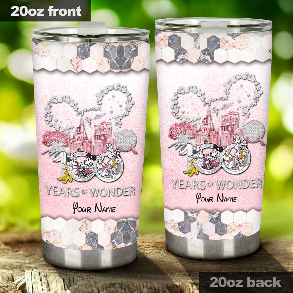 Personalized 100 Years of Magic Tumbler Custom Name Gift Tumbler GradoCreations