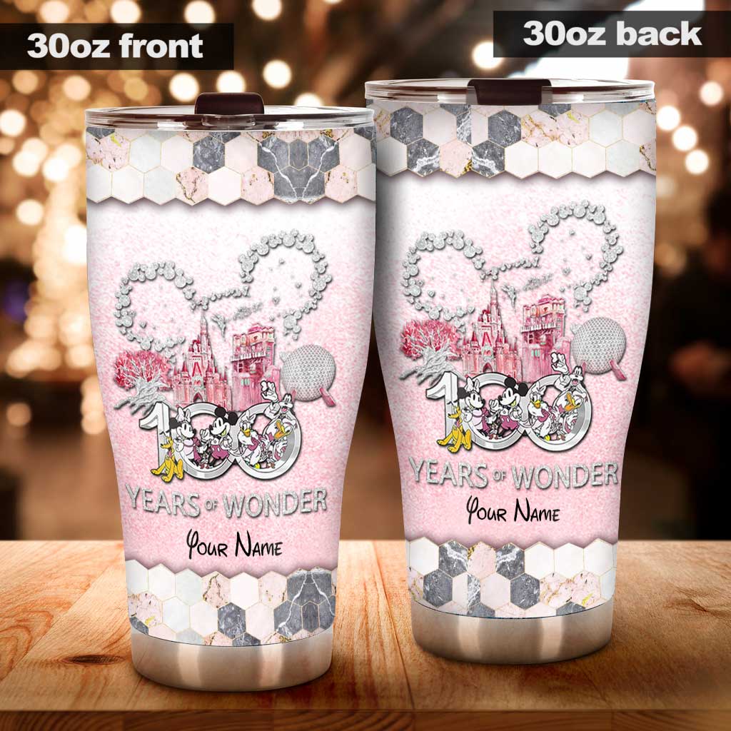 Personalized 100 Years of Magic Tumbler Custom Name Gift Tumbler GradoCreations