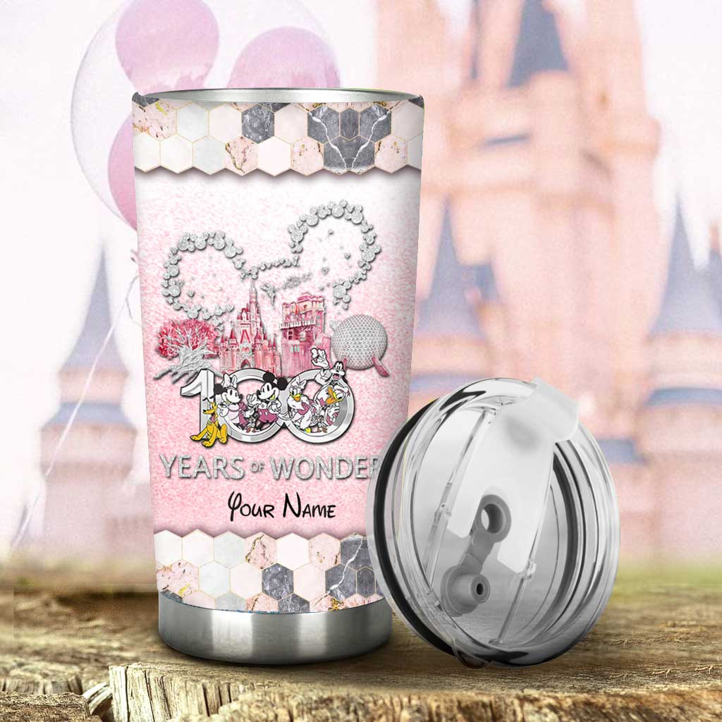 Personalized 100 Years of Magic Tumbler Custom Name Gift Tumbler GradoCreations