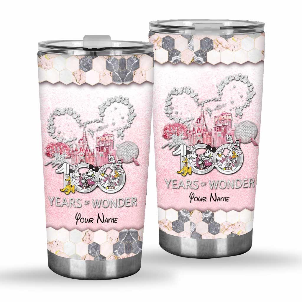 Personalized 100 Years of Magic Tumbler Custom Name Gift Tumbler GradoCreations