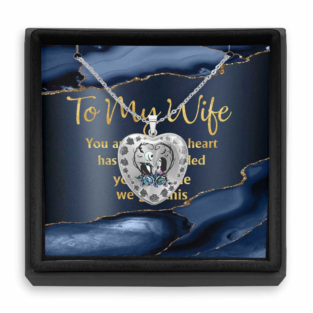 Personalized Heart Pendant Necklace for Couples with Custom Design Heart Pendant Necklace GradoCreations