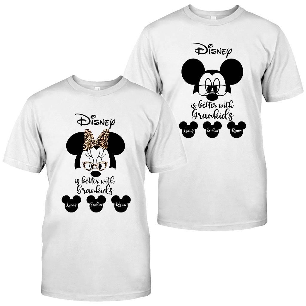 Personalized Disney Grandkids T-shirt & Hoodie Gift for Grandma T-shirt & Hoodie GradoCreations