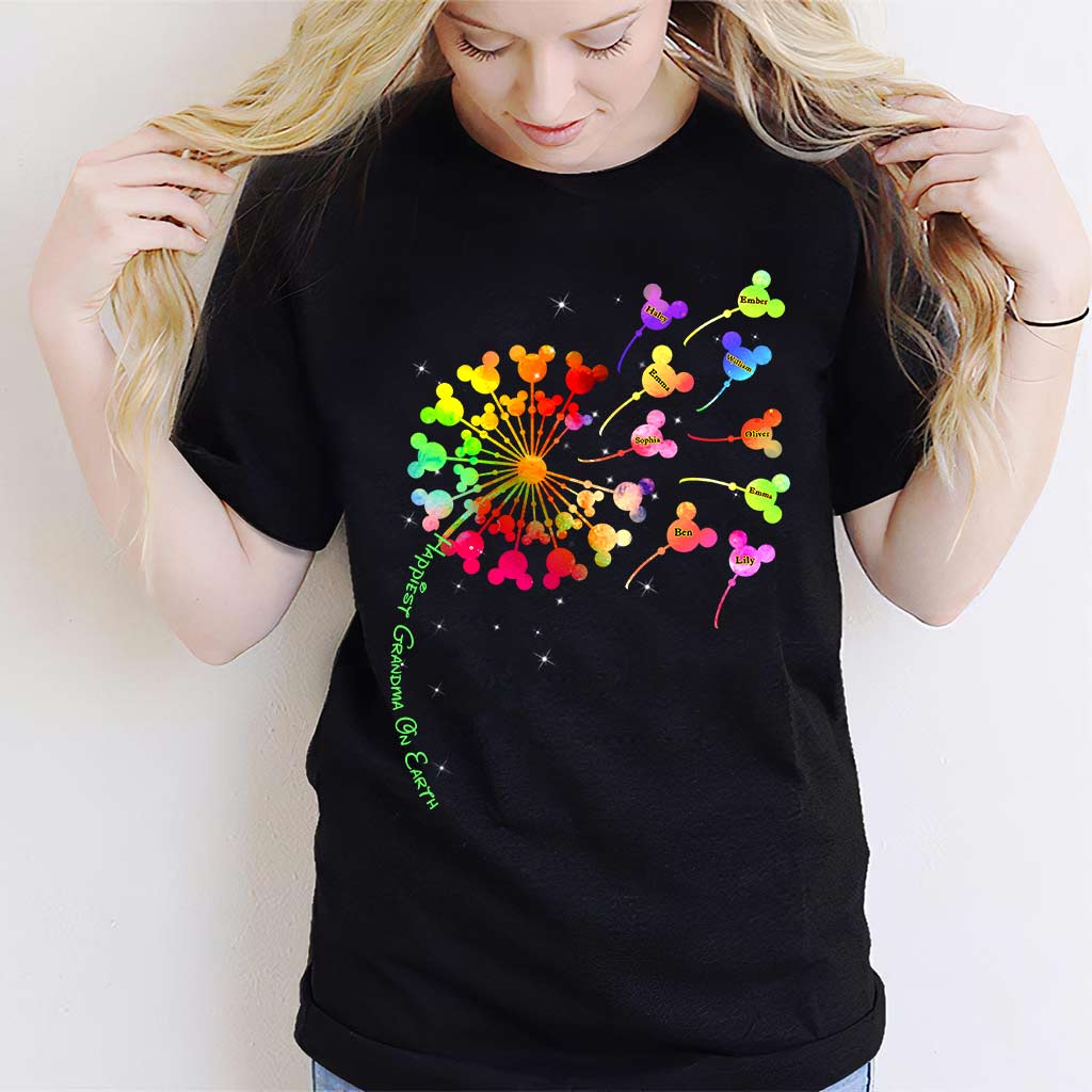 Personalized Happiest Grandma T-Shirt and Hoodie Gift T-shirt & Hoodie GradoCreations
