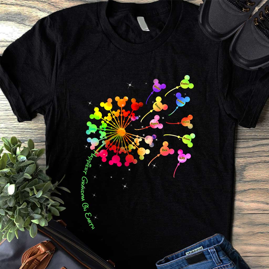 Personalized Happiest Grandma T-Shirt and Hoodie Gift T-shirt & Hoodie GradoCreations