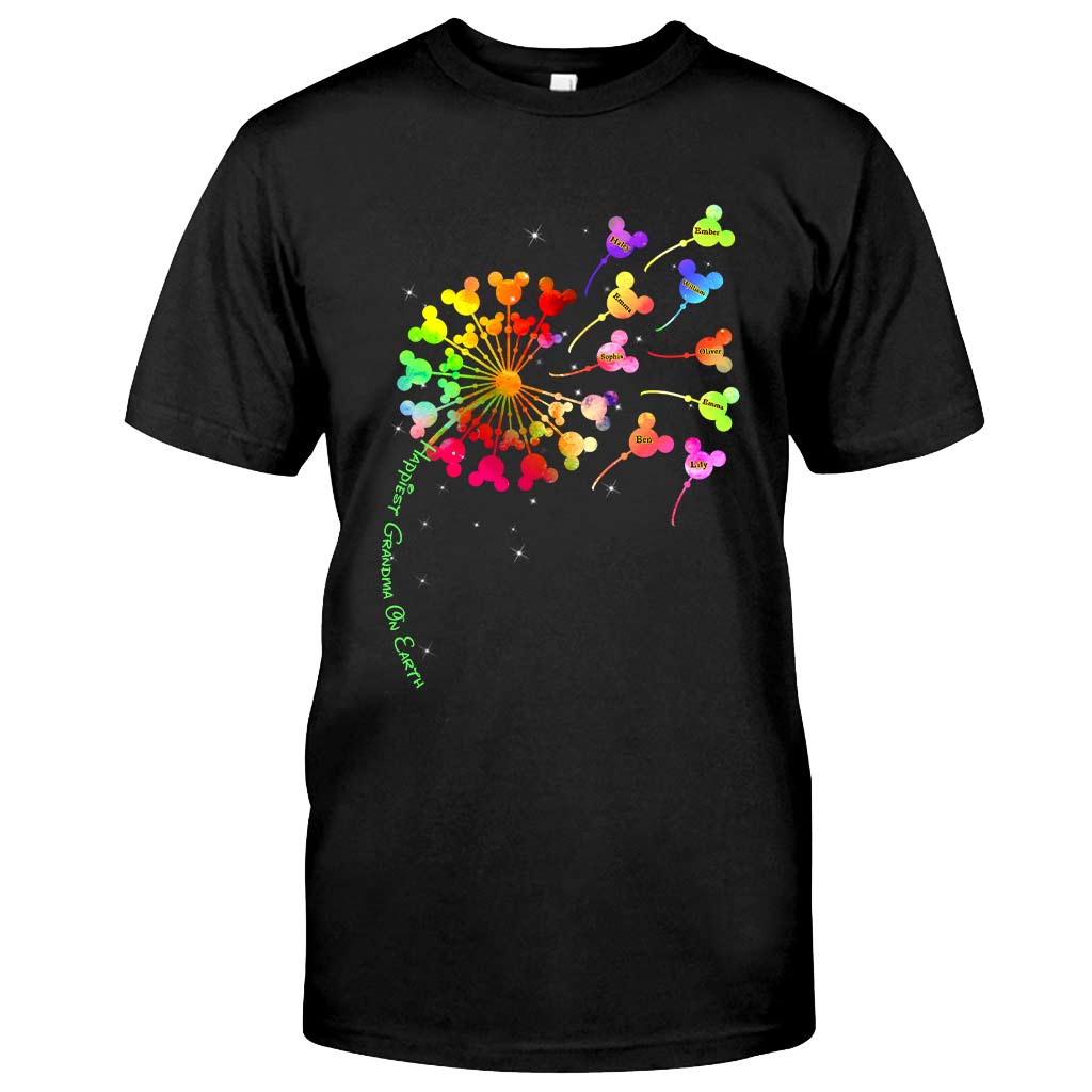 Personalized Happiest Grandma T-Shirt and Hoodie Gift T-shirt & Hoodie GradoCreations
