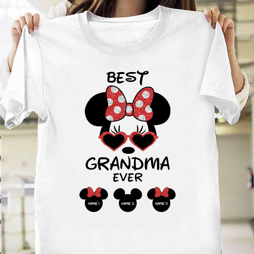 Personalized Best Grandma Ever T-shirt & Hoodie with Custom Names T-shirt & Hoodie GradoCreations