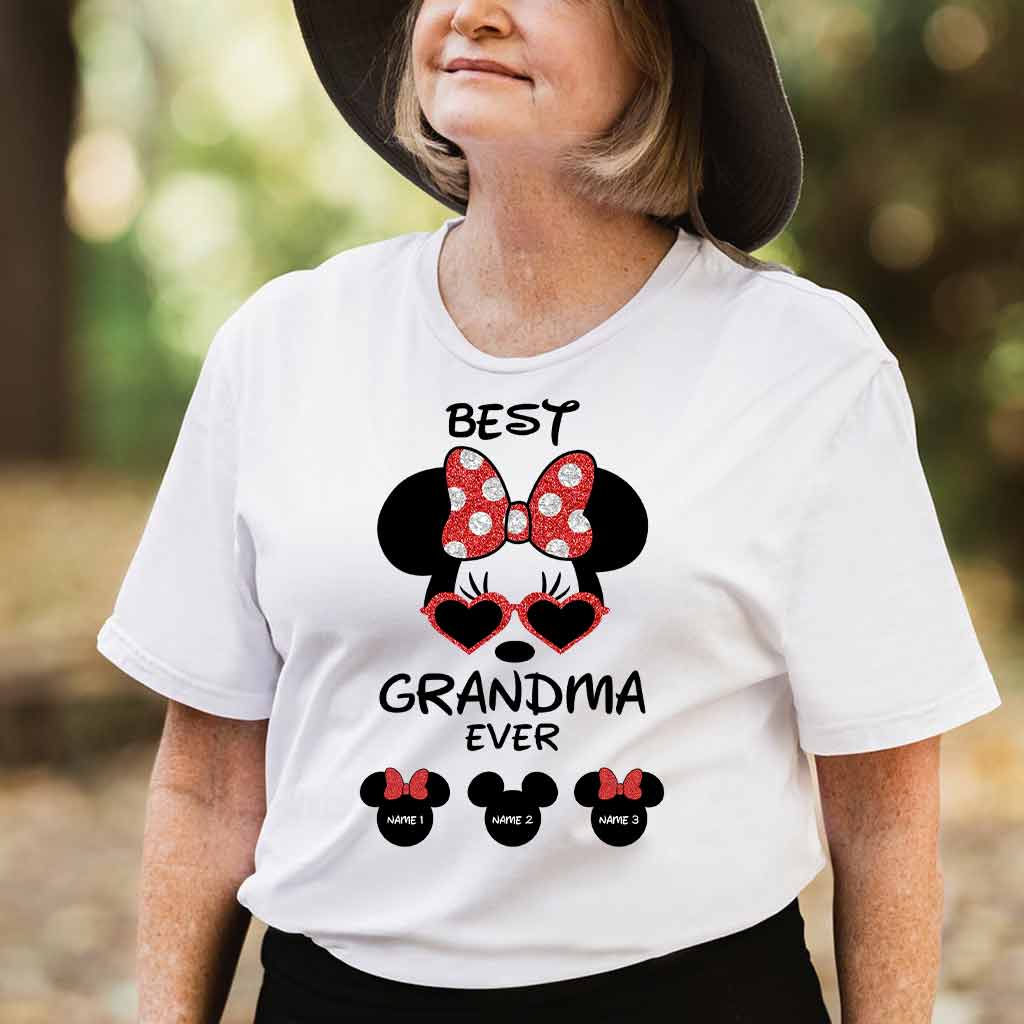 Personalized Best Grandma Ever T-shirt & Hoodie with Custom Names T-shirt & Hoodie GradoCreations