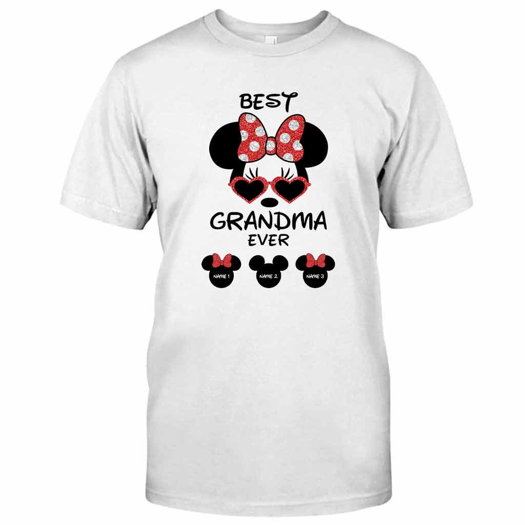 Personalized Best Grandma Ever T-shirt & Hoodie with Custom Names T-shirt & Hoodie GradoCreations