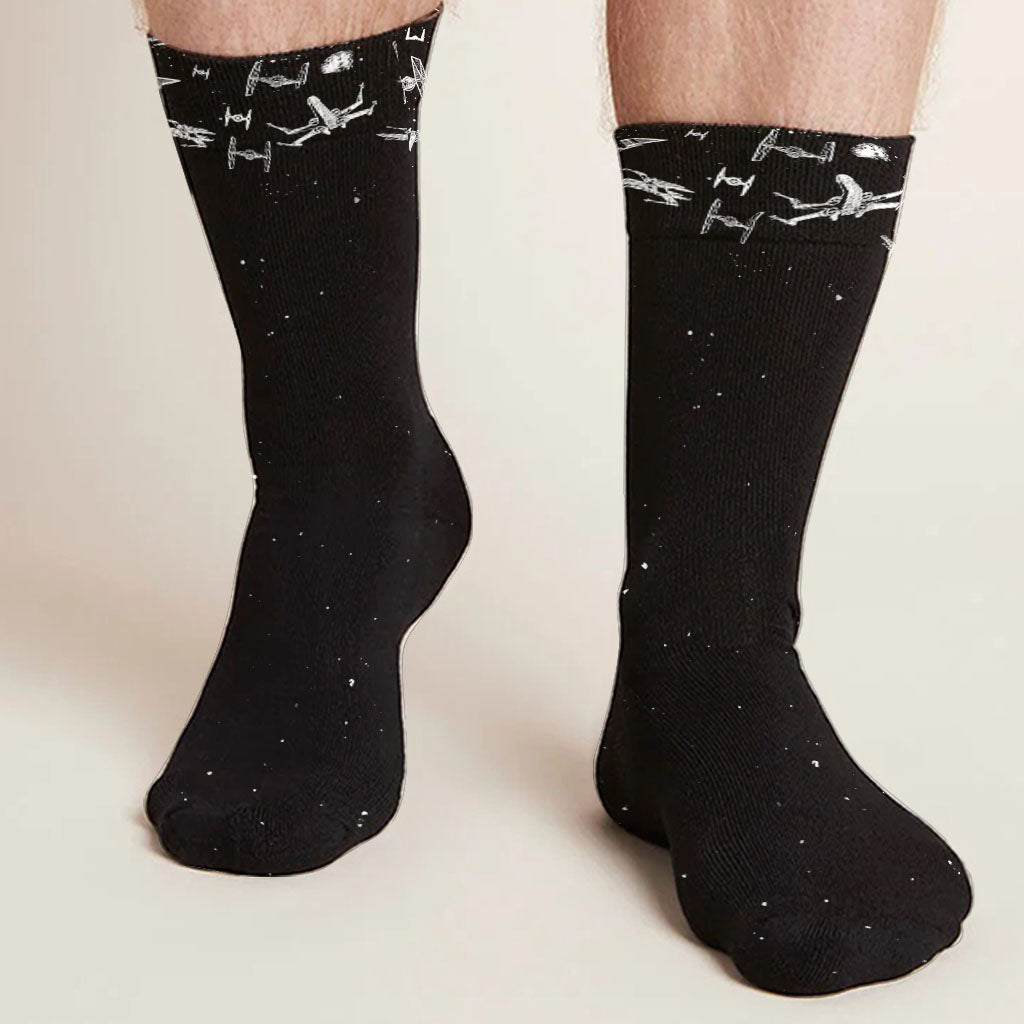 Personalized Father’s Day Socks Custom Family Names Fun Gift Socks GradoCreations