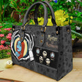 Personalized Mother's Day Leather Handbag Unique Horror Design Gift Leather Handbag GradoCreations