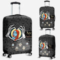 Personalized Nightmare Luggage Cover Custom Name Gift for Mom Luggage Cover GradoCreations