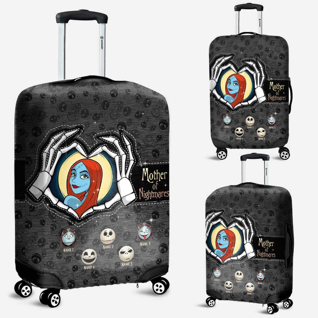 Personalized Nightmare Luggage Cover Custom Name Gift for Mom Luggage Cover GradoCreations