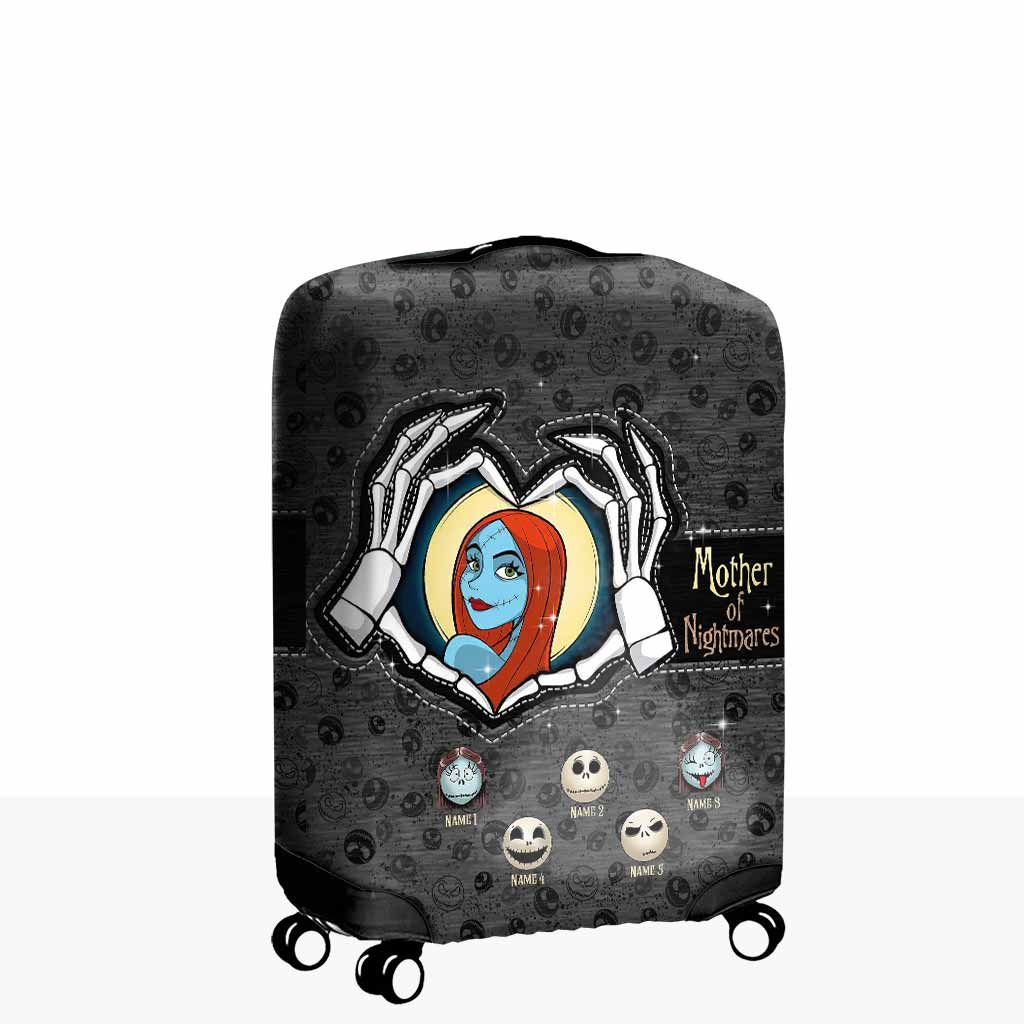 Personalized Nightmare Luggage Cover Custom Name Gift for Mom Luggage Cover GradoCreations