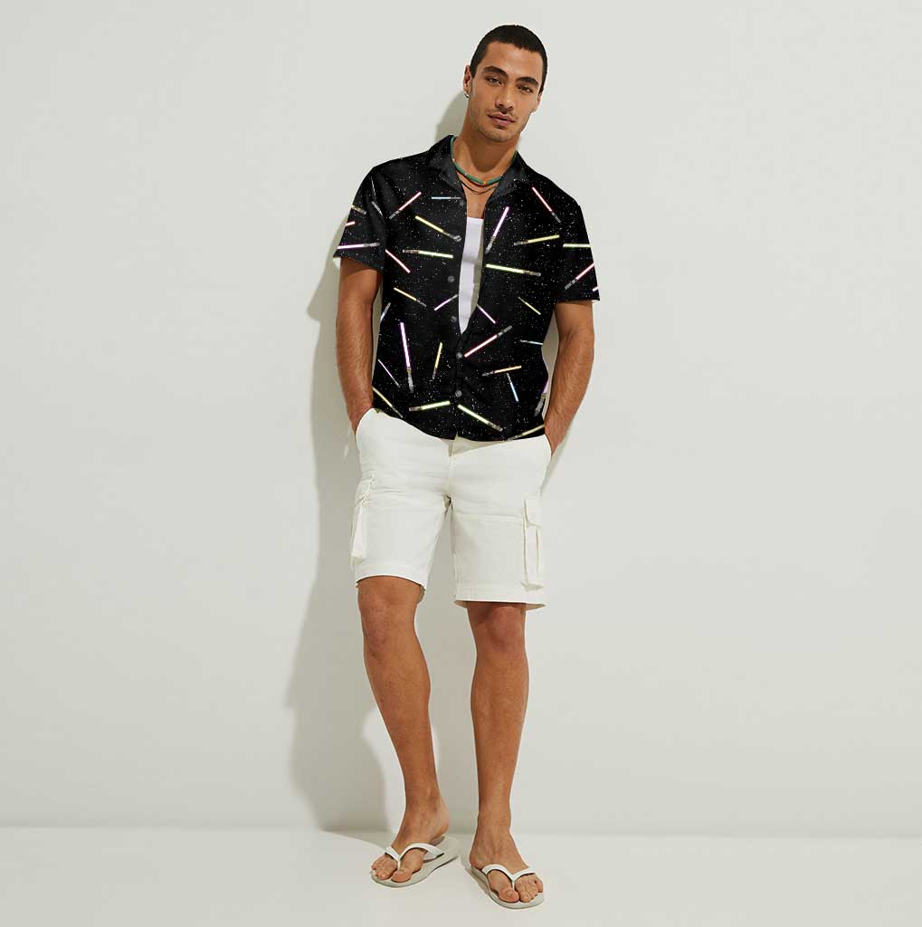 Personalized Hawaiian Shirt for Dad - Best Dad in the Galaxy Gift Hawaiian Shirt GradoCreations