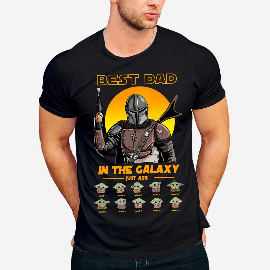 Personalized Best Dad In The Galaxy T-shirt & Hoodie Gift T-shirt & Hoodie GradoCreations