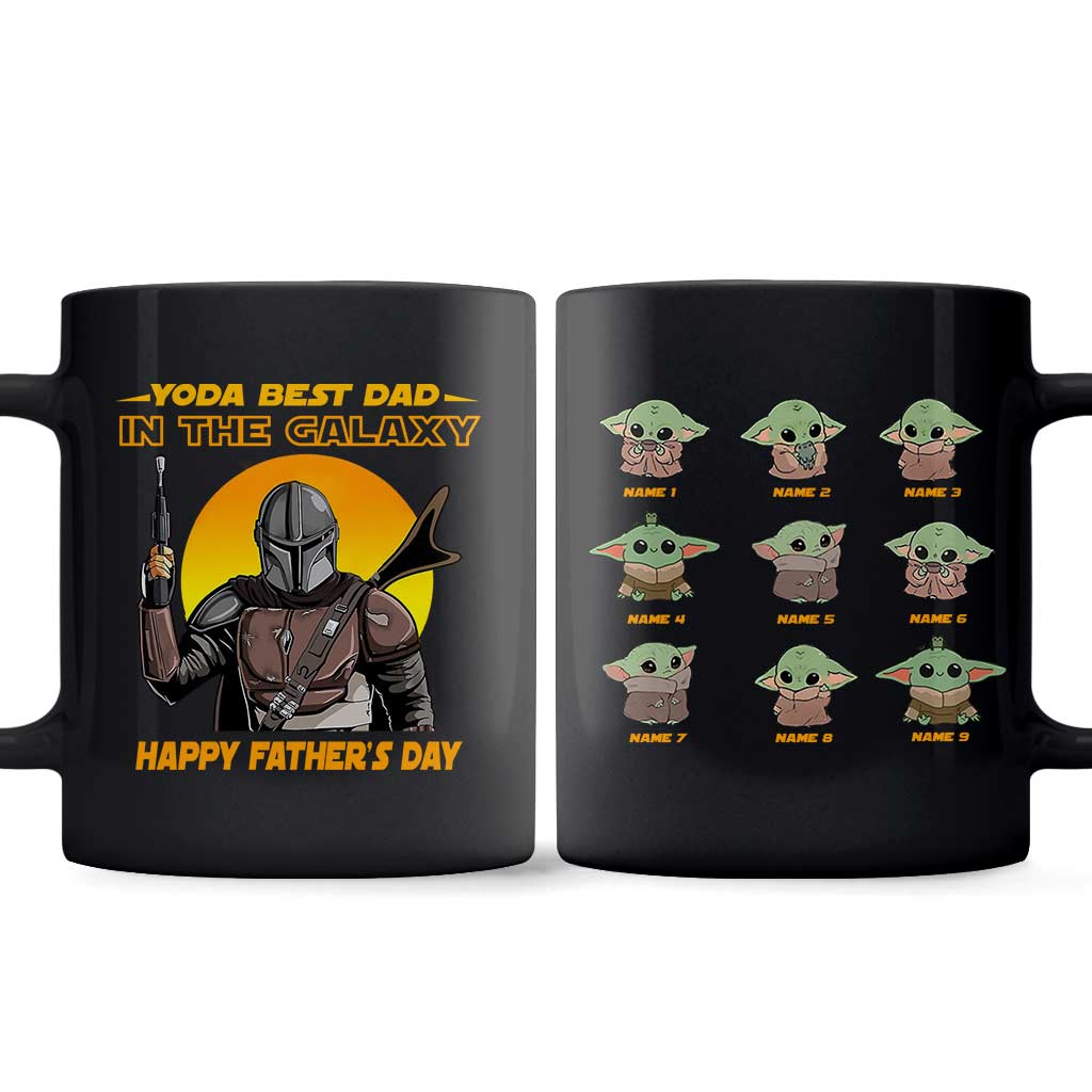 Personalized Yoda Best Dad Mug Custom Name Gift for Father's Day Mug GradoCreations