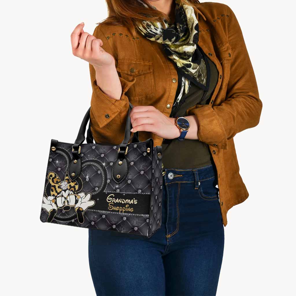 Personalized Leather Handbag for Grandma - Unique Gift for Christmas Leather Handbag GradoCreations