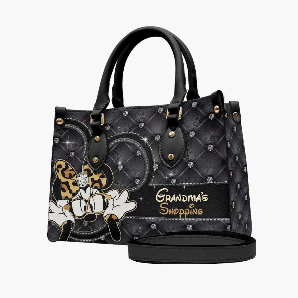 Personalized Leather Handbag for Grandma - Unique Gift for Christmas Leather Handbag GradoCreations