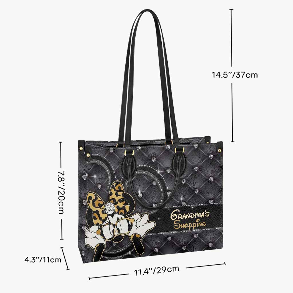 Personalized Leather Handbag for Grandma - Unique Gift for Christmas Leather Handbag GradoCreations