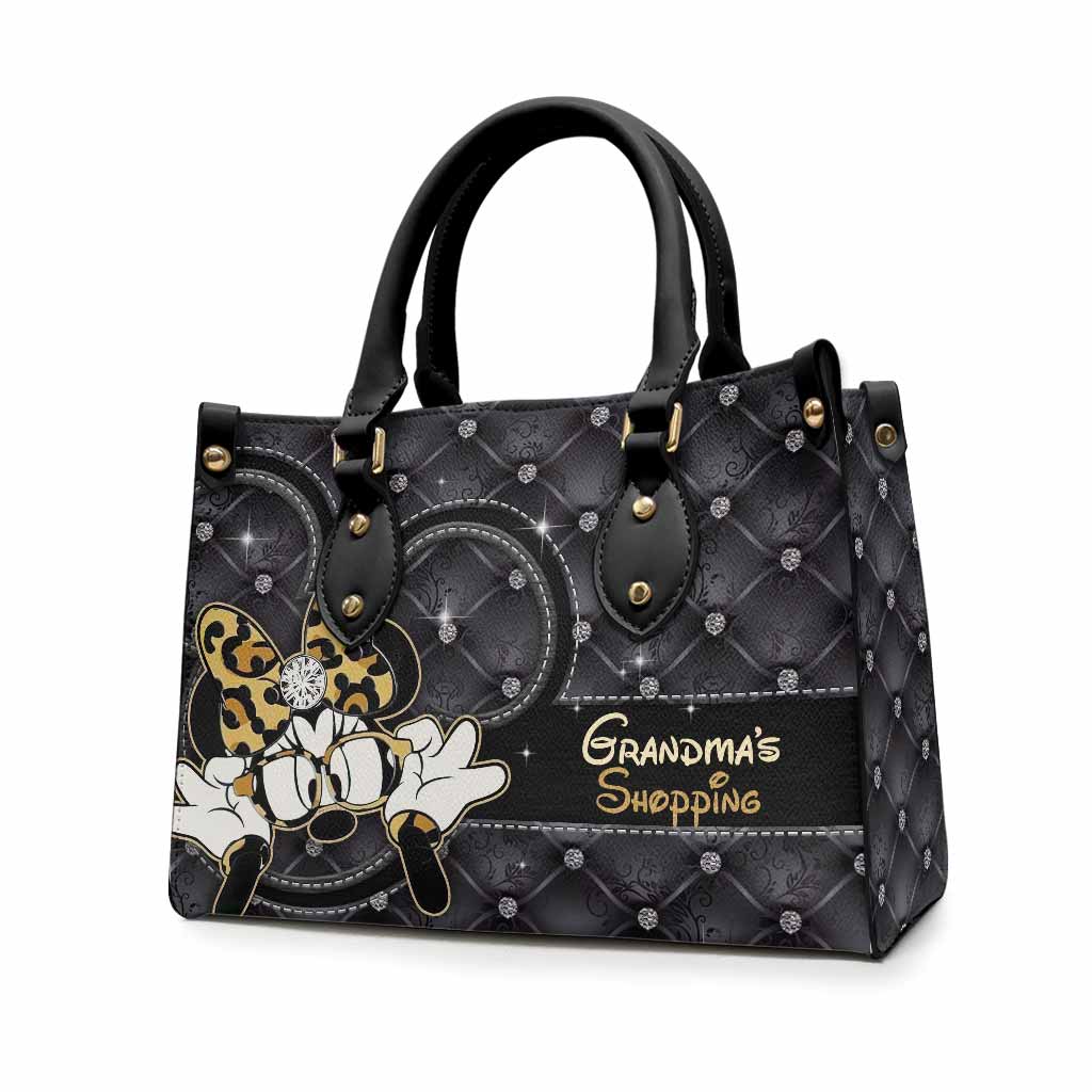Personalized Leather Handbag for Grandma - Unique Gift for Christmas Leather Handbag GradoCreations