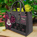 Personalized Leather Handbag for Grandma with Custom Names Leather Handbag GradoCreations