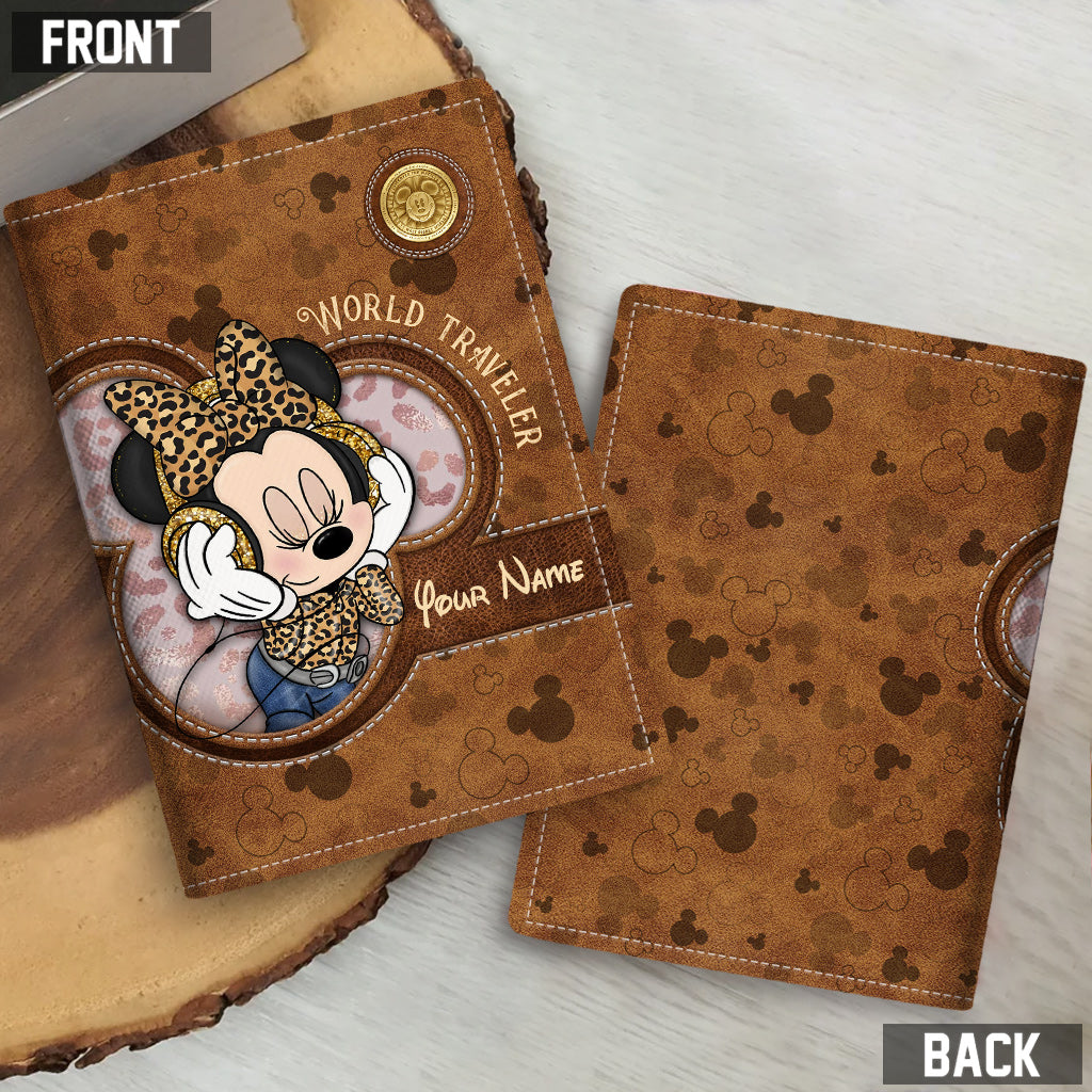 Personalized Disney Passport Holder Custom Name Travel Gift Passport Holder GradoCreations
