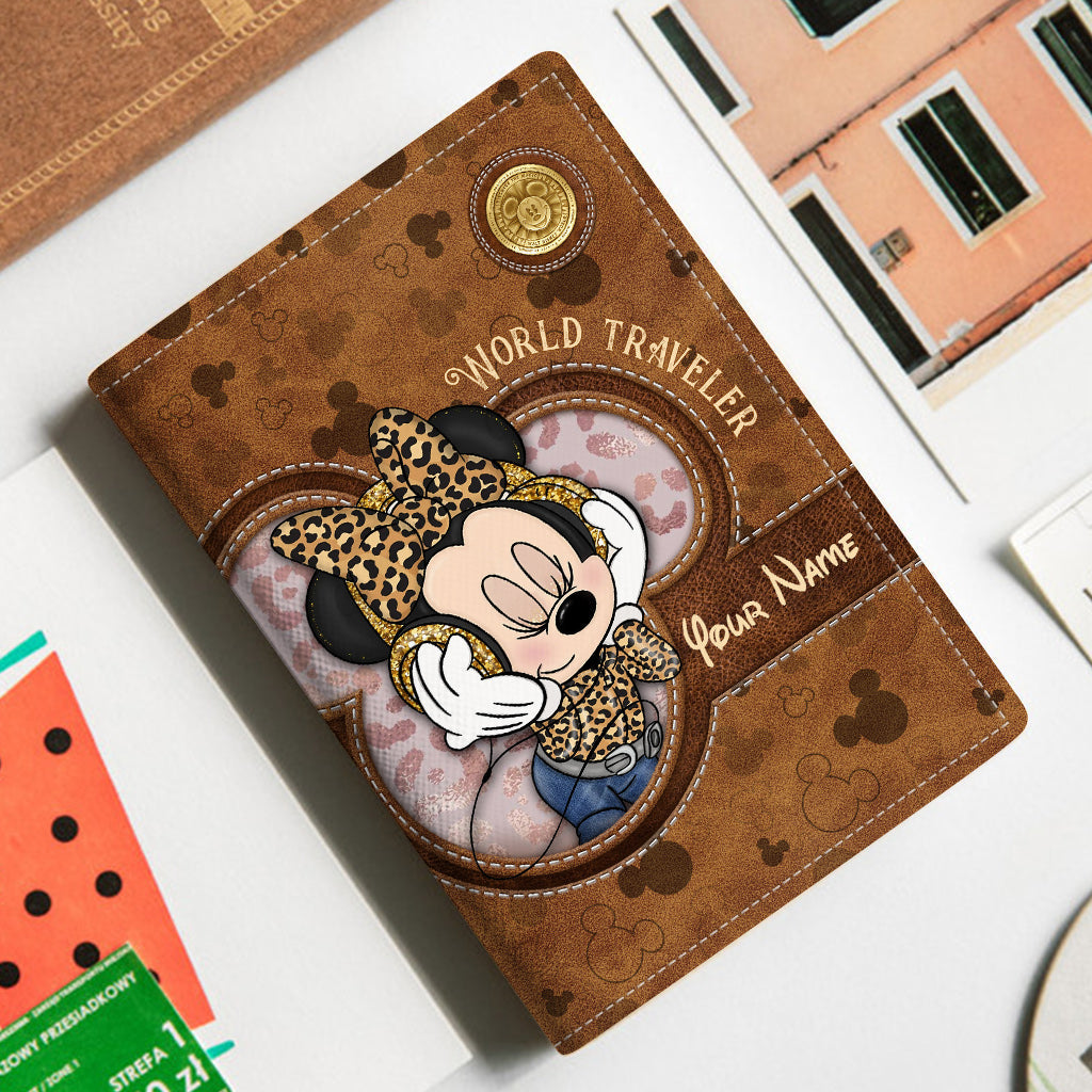 Personalized Disney Passport Holder Custom Name Travel Gift Passport Holder GradoCreations