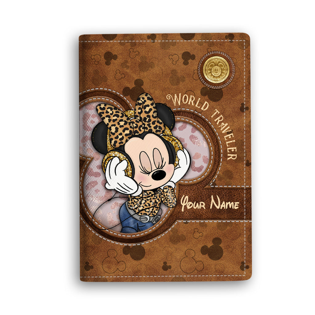 Personalized Disney Passport Holder Custom Name Travel Gift Passport Holder GradoCreations