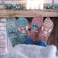 Personalized Ohana Socks Custom Name Gift for Couples Socks GradoCreations