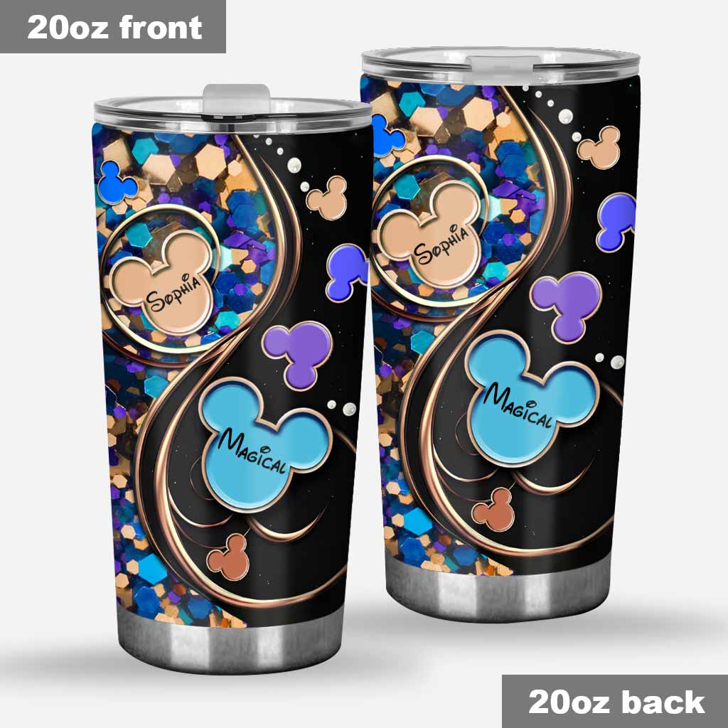 Personalized Magic Mouse Tumbler Custom Name Gift for Kids Tumbler GradoCreations
