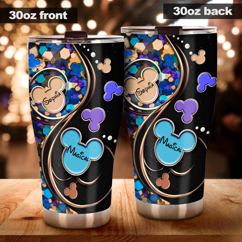 Personalized Magic Mouse Tumbler Custom Name Gift for Kids Tumbler GradoCreations