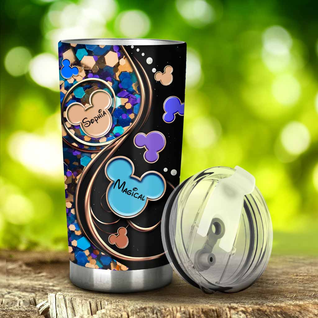 Personalized Magic Mouse Tumbler Custom Name Gift for Kids Tumbler GradoCreations