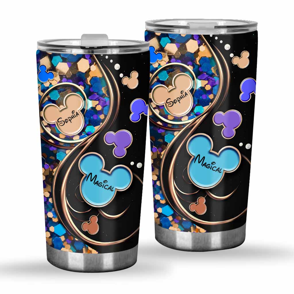 Personalized Magic Mouse Tumbler Custom Name Gift for Kids Tumbler GradoCreations