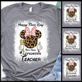 Personalized Teacher T-shirt & Hoodie Happy First Day Gift T-shirt & Hoodie GradoCreations