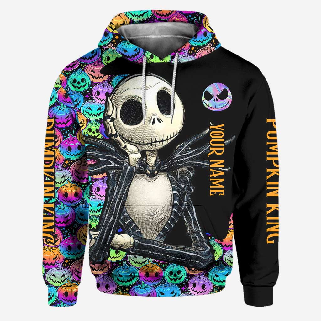 Personalized Pumpkin King Hoodie and Leggings Set for Halloween Hoodie & Leggings GradoCreations