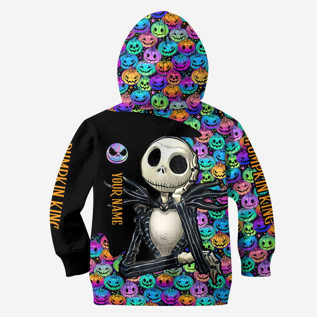 Personalized Pumpkin King Hoodie and Leggings Set for Halloween Hoodie & Leggings GradoCreations