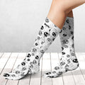 Personalized Rock Paper Scissors Nightmare Socks Custom Name Gift Socks GradoCreations