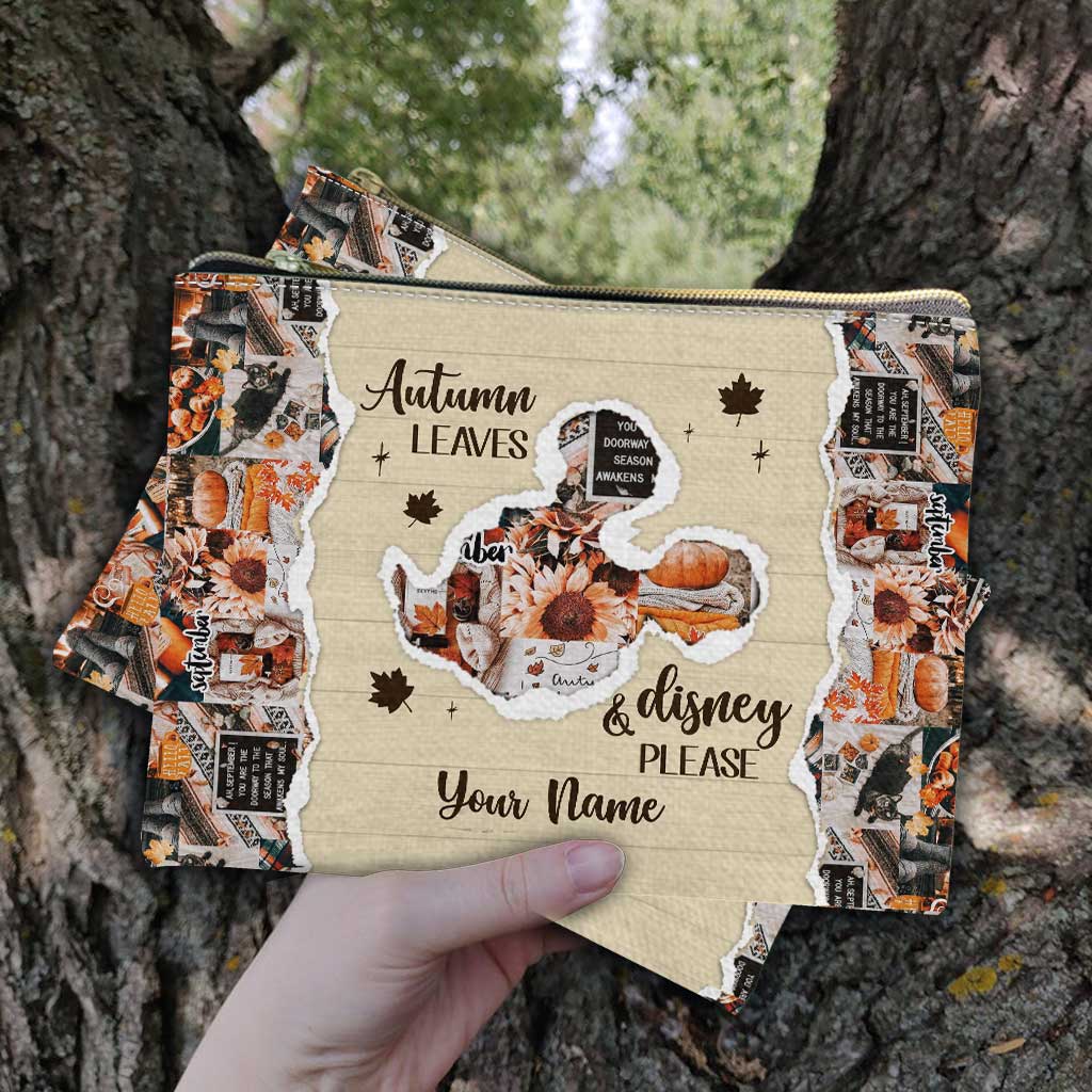 Personalized Fall Mouse Pouch Unique Gift for Women | GradoCreations Pouch GradoCreations